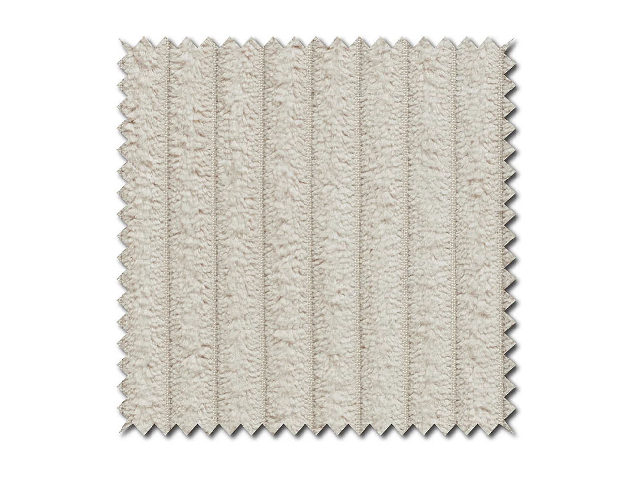Sofa - Cremeweiß Cord - CHARME