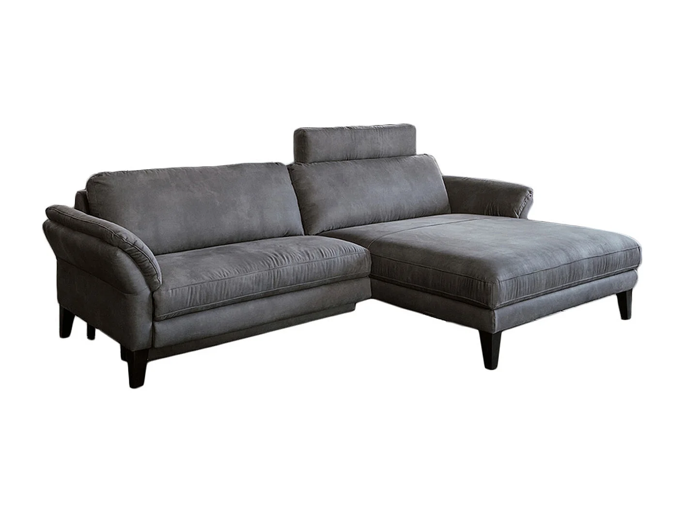 Hoekbank - Grijs Geweven stof - MALTA