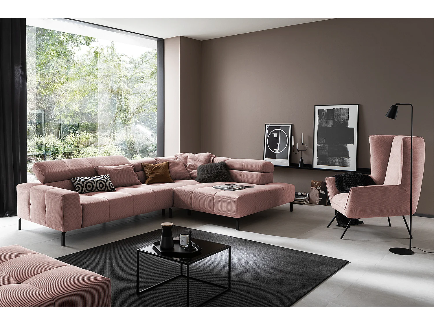 Sofá - Rosa Pana - OHIO