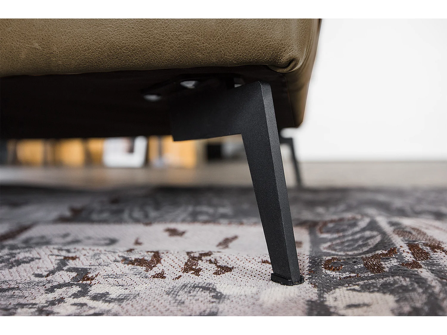 Ecksofa - Beige Leder - BLOOM