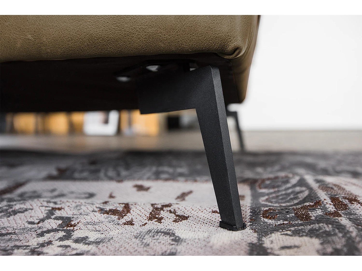 Ecksofa - Beige Leder - BLOOM