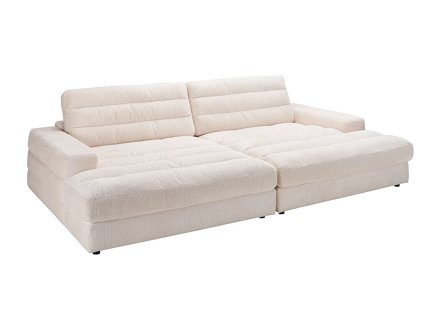 Grote - Wit Geweven stof - LANA