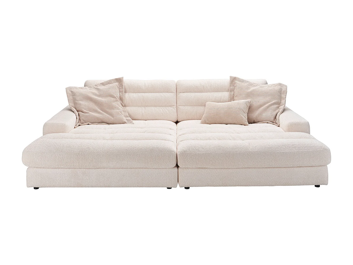 Big - blanc tissu tissé - LANA