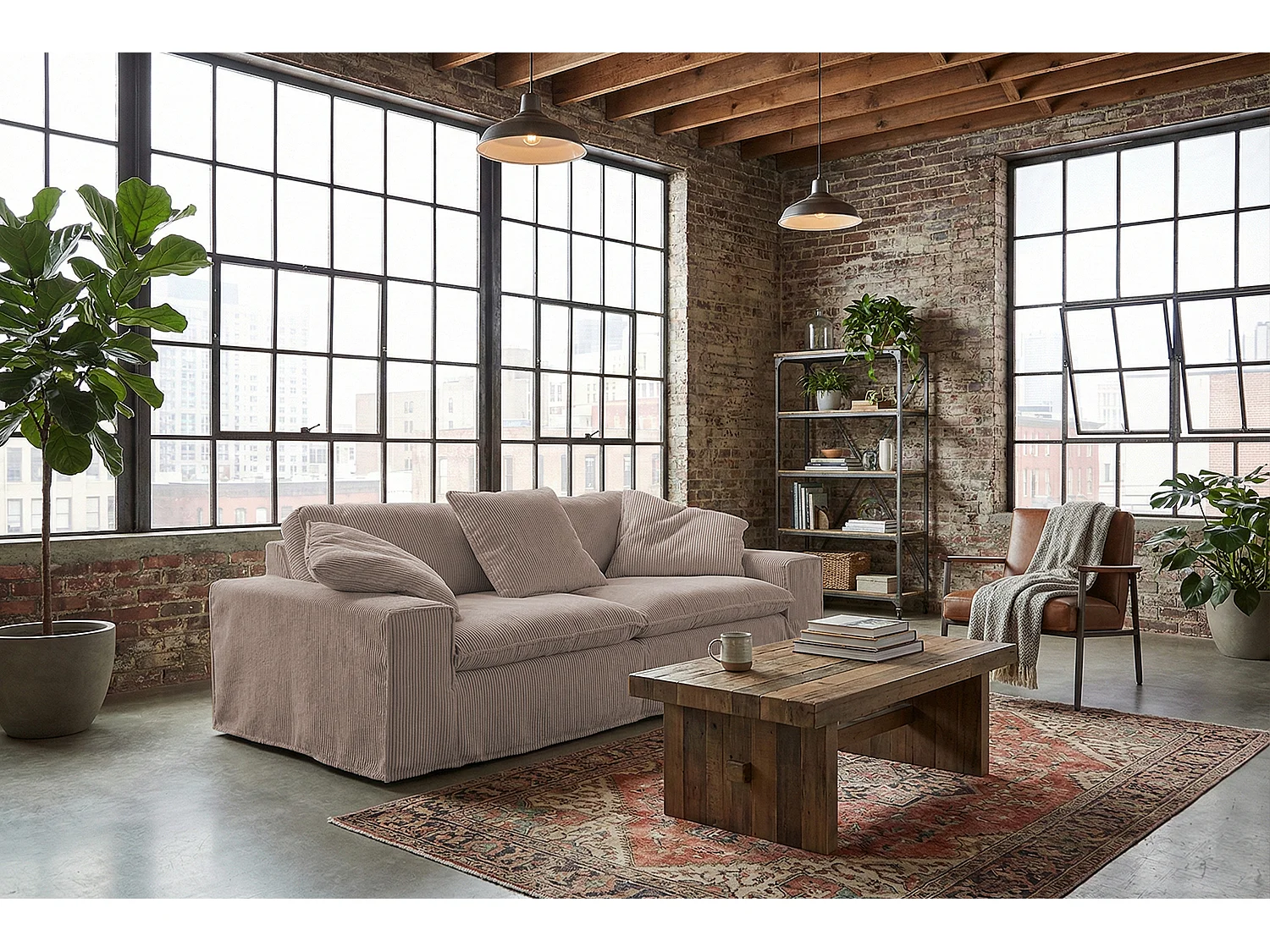 Bank - Taupe Koord - NETTA