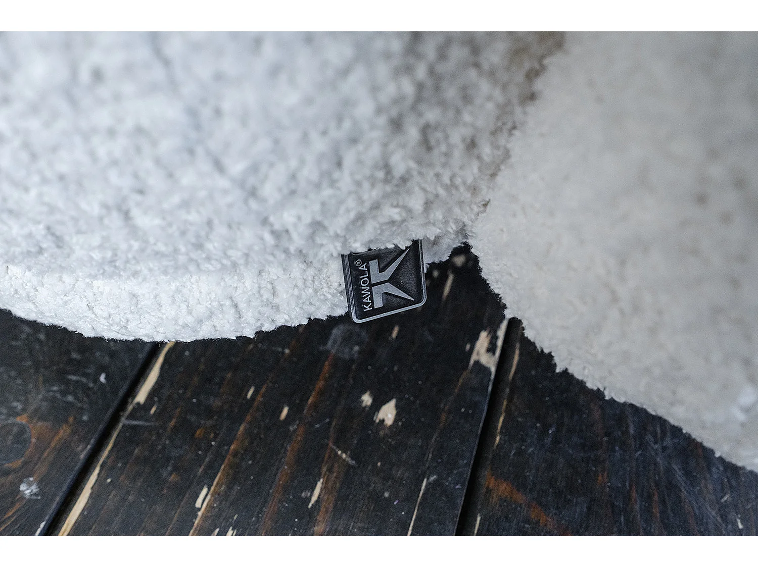 Sofa - Cremeweiß Webstoff - RADA