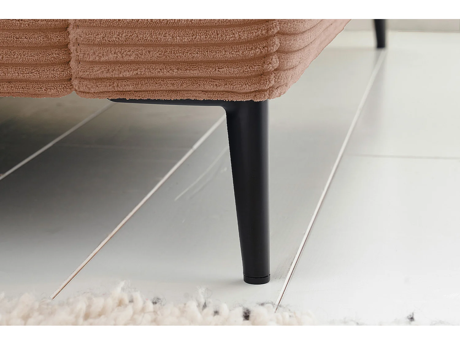 Ecksofa - Braun Cord - CARA