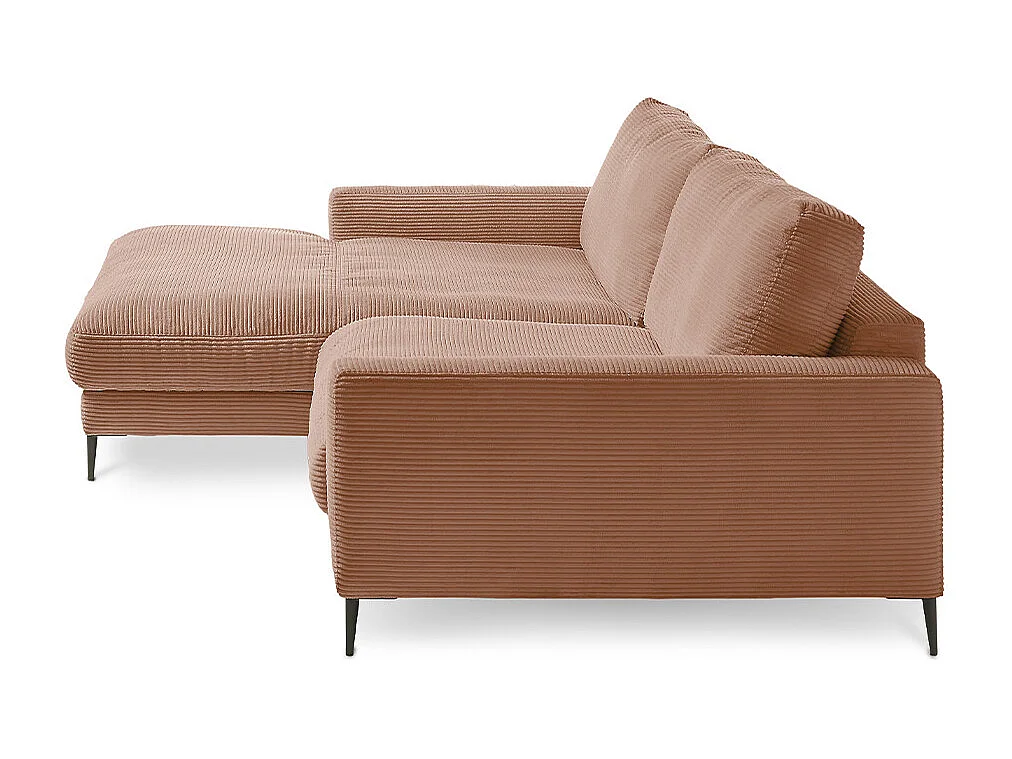Ecksofa - Braun Cord - CARA