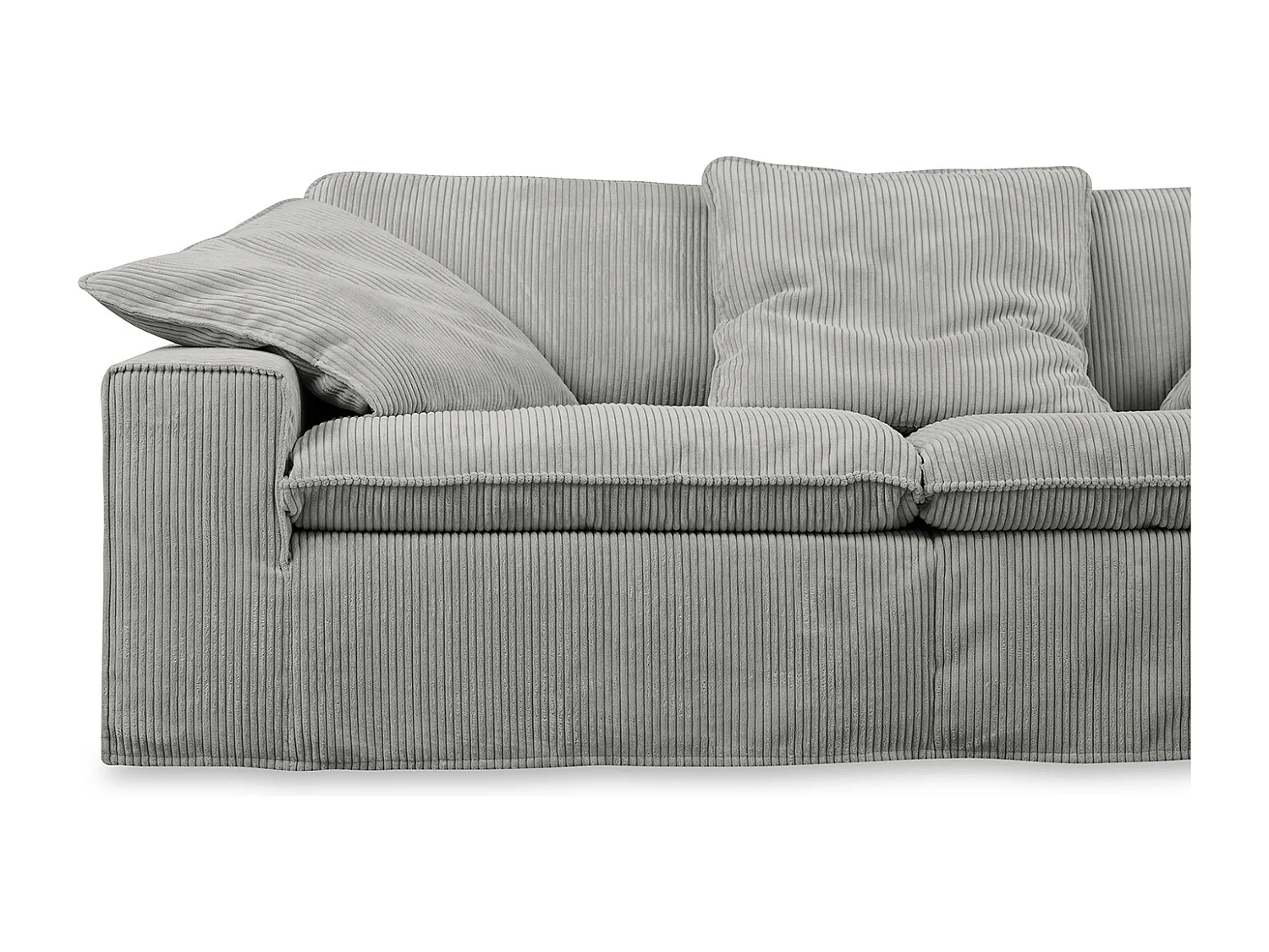 Sofá - Gris Pana - NETTA