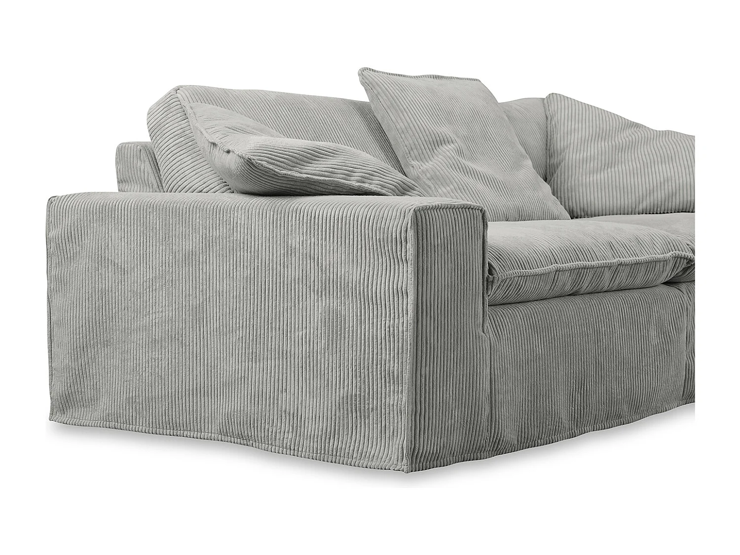 Sofá - Gris Pana - NETTA