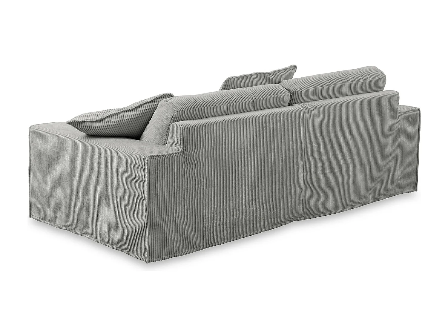 Canapé - Gris Velours côtelé - NETTA