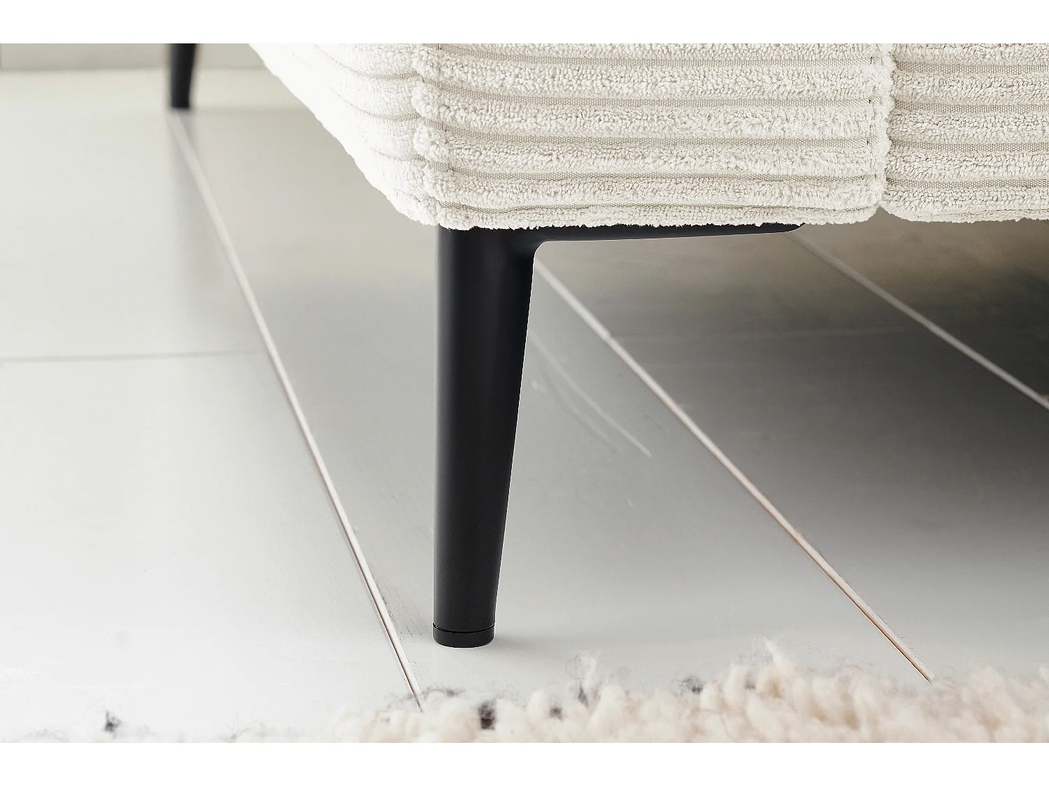 Divano - bianco crema Velluto a coste - CARA