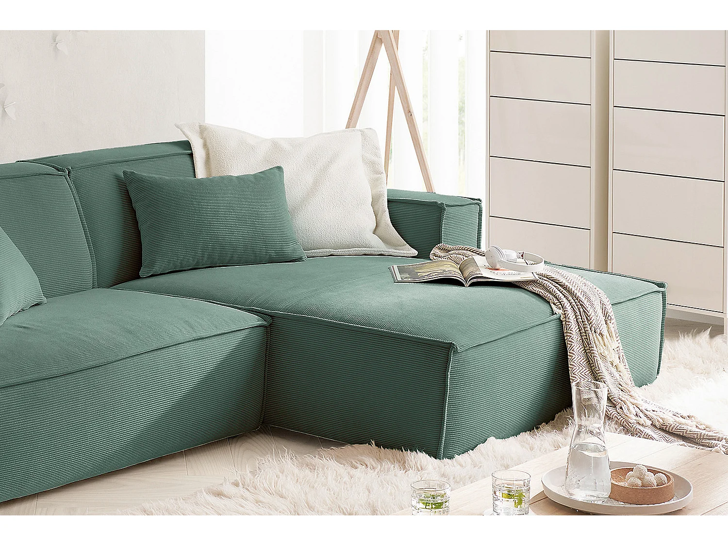 Sofá - Verde Pana - SAMU