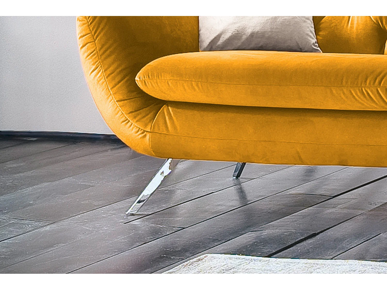 Sofa - Gelb Velvet - CHARME