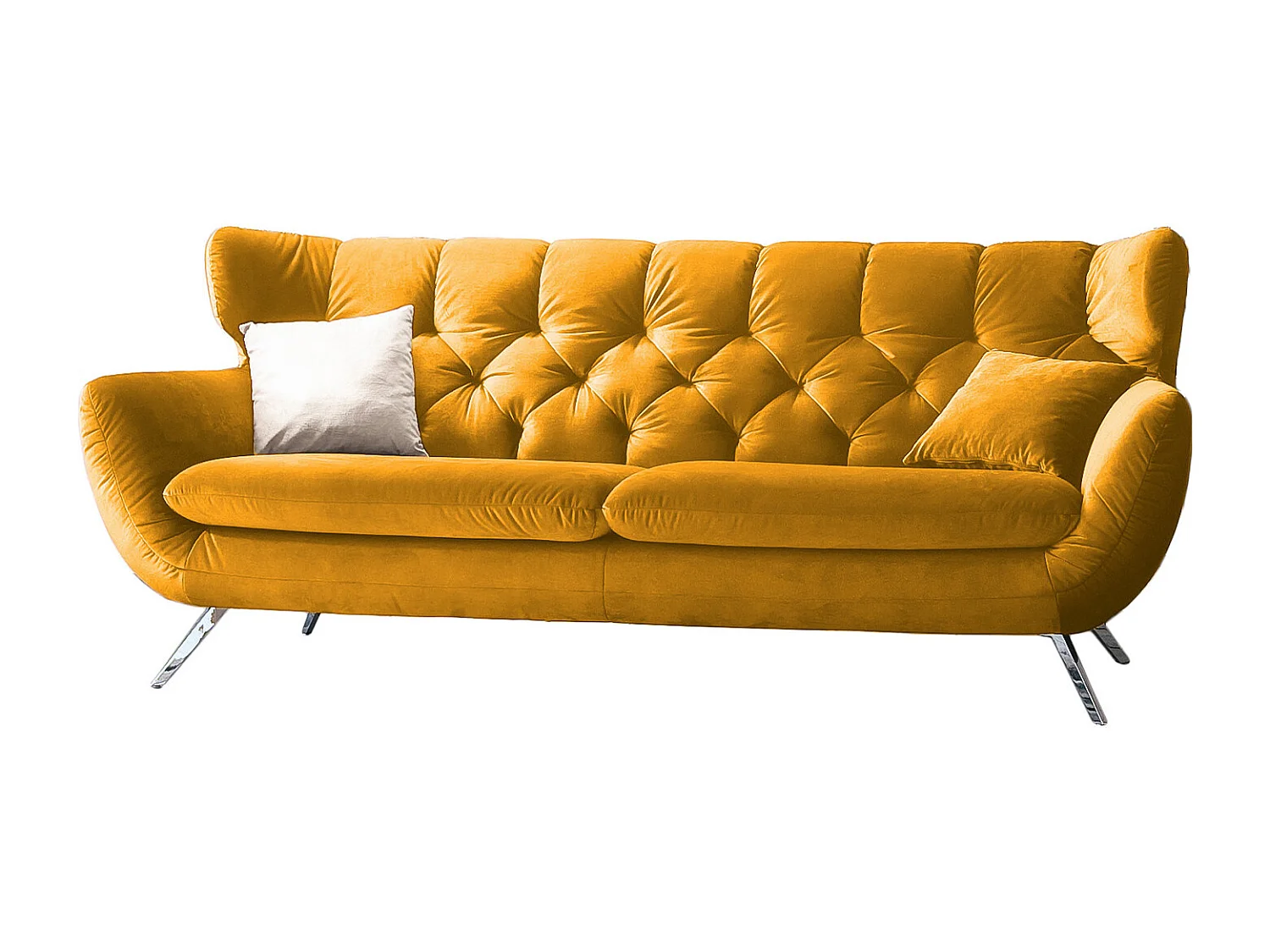 Divano - giallo velluto - CHARME