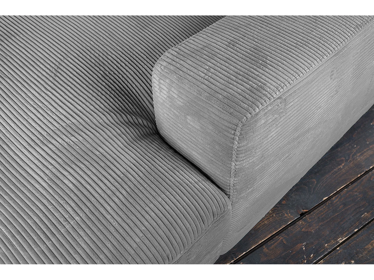 Bigsofa - Grau Cord - MADELINE