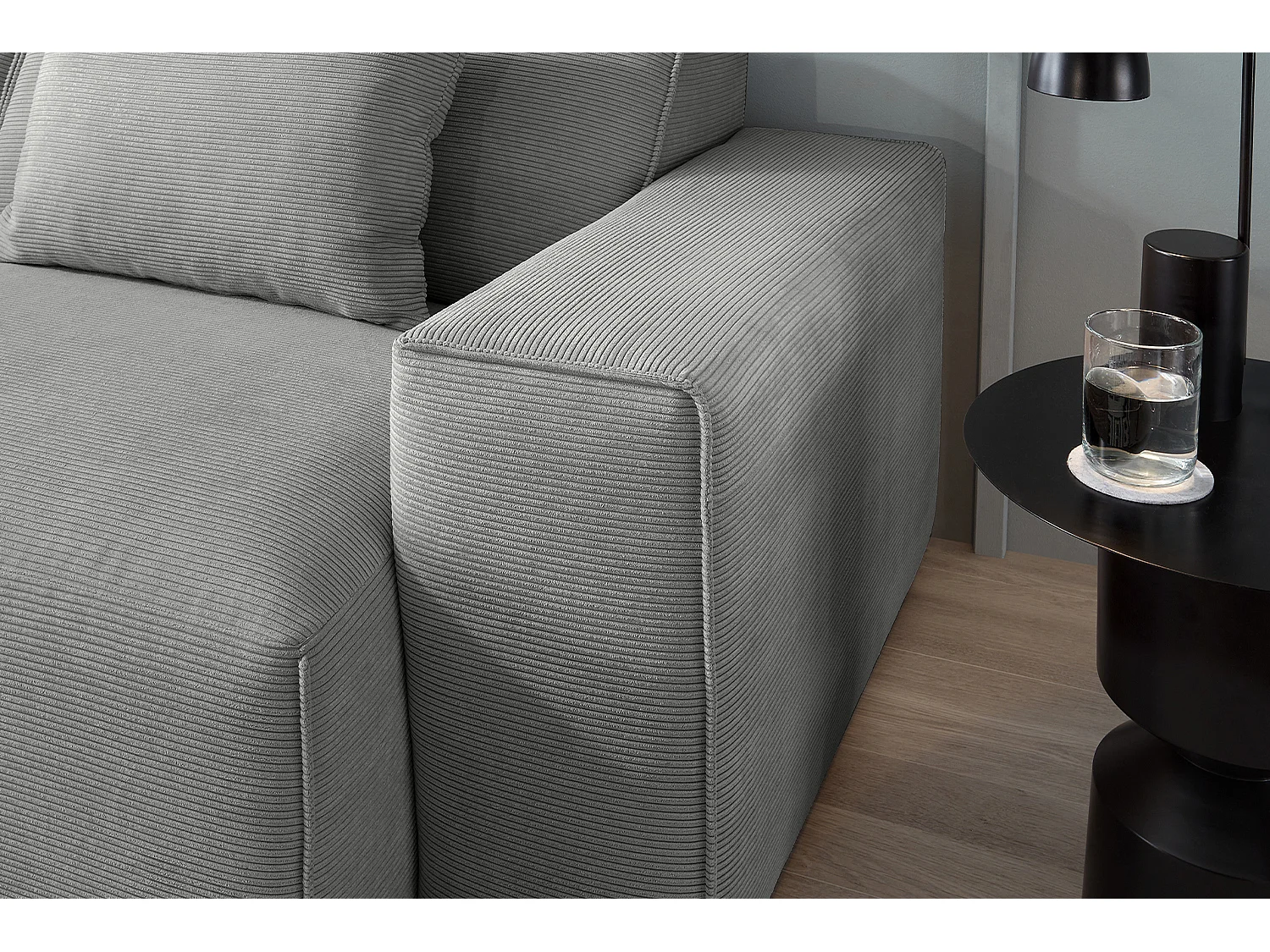 Sofa - Grau Cord - RANI