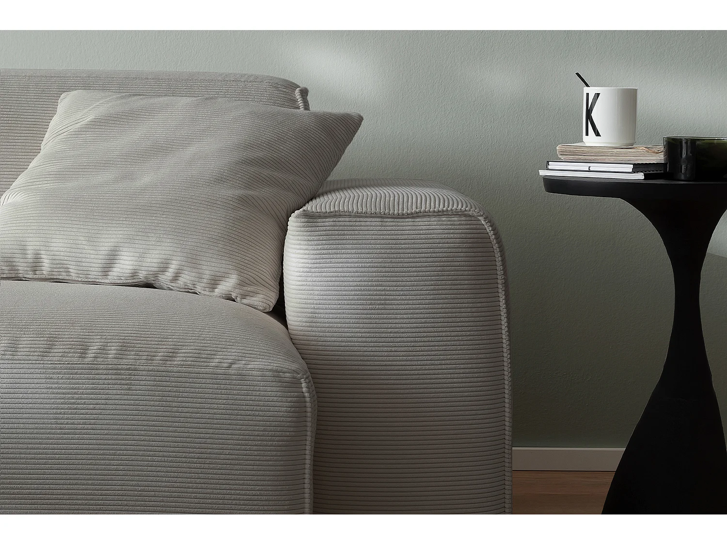 Sofa - Grau Cord - RANI