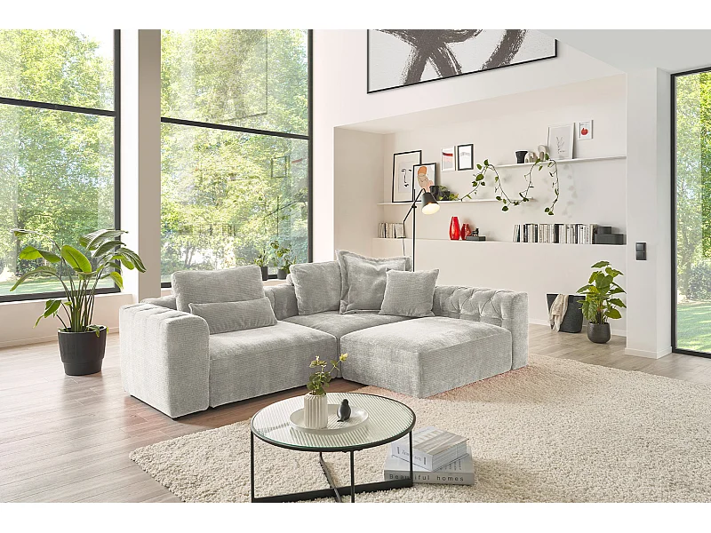 Modulsofa - Silber Cord - SEPHI