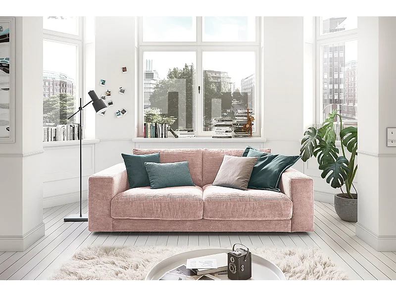 Sofa - Pink Cord - MADELINE