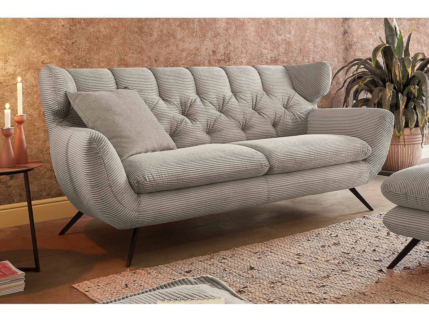 Sitzgruppe - Granit Cord - CHARME