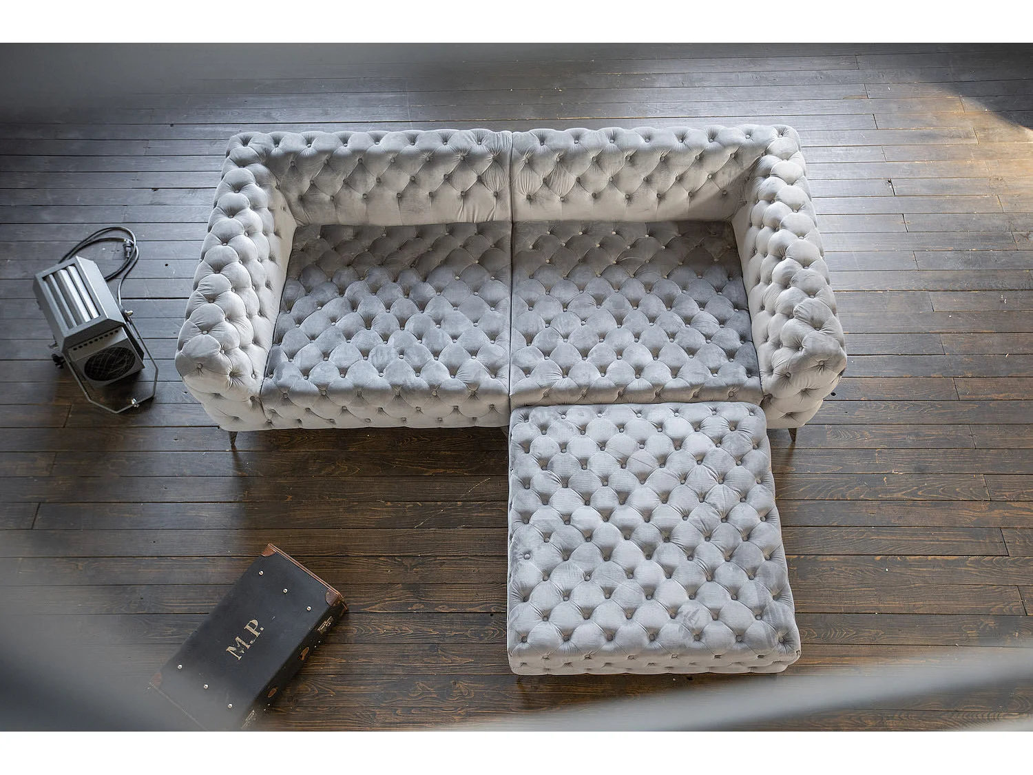 Grote - Zilver Fluweel - NARLA