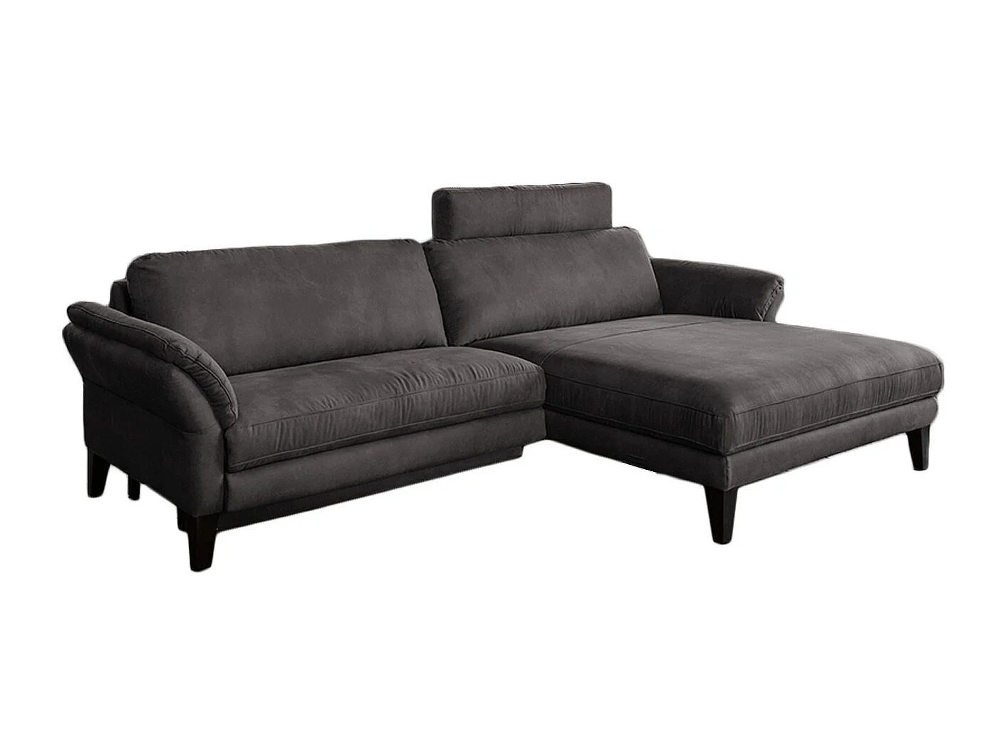 Sofá esquinero - antracita Tejido - MALTA
