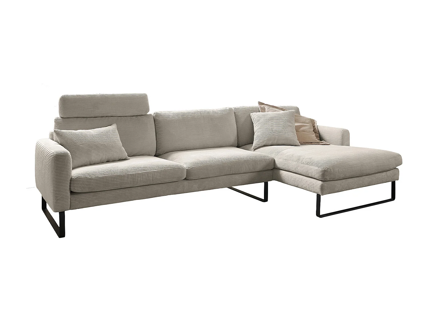 Ecksofa - Granit Cord - RICARDA