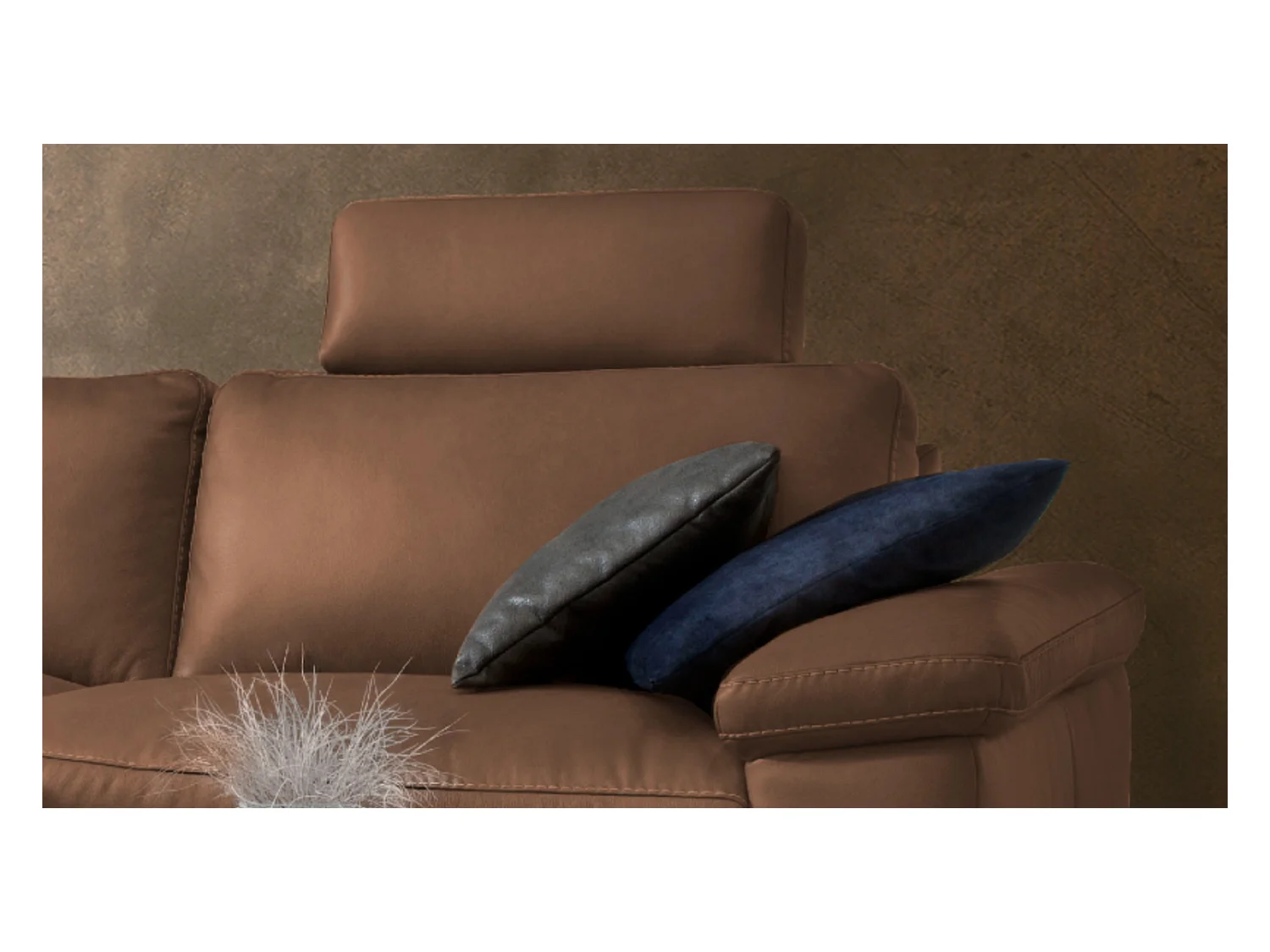 Hoekbank - Bruin Leer - LOLA