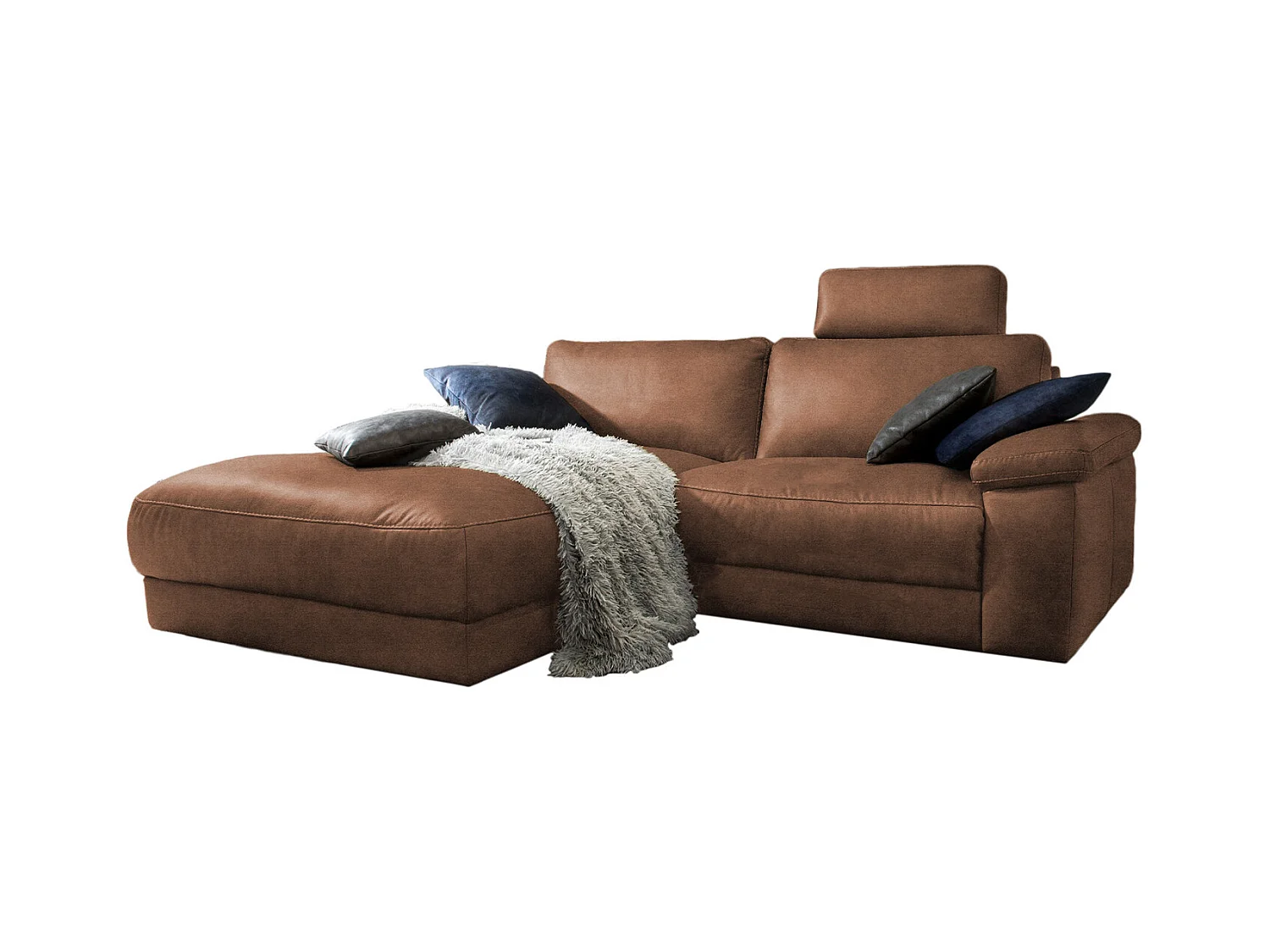 Hoekbank - Bruin Leer - LOLA