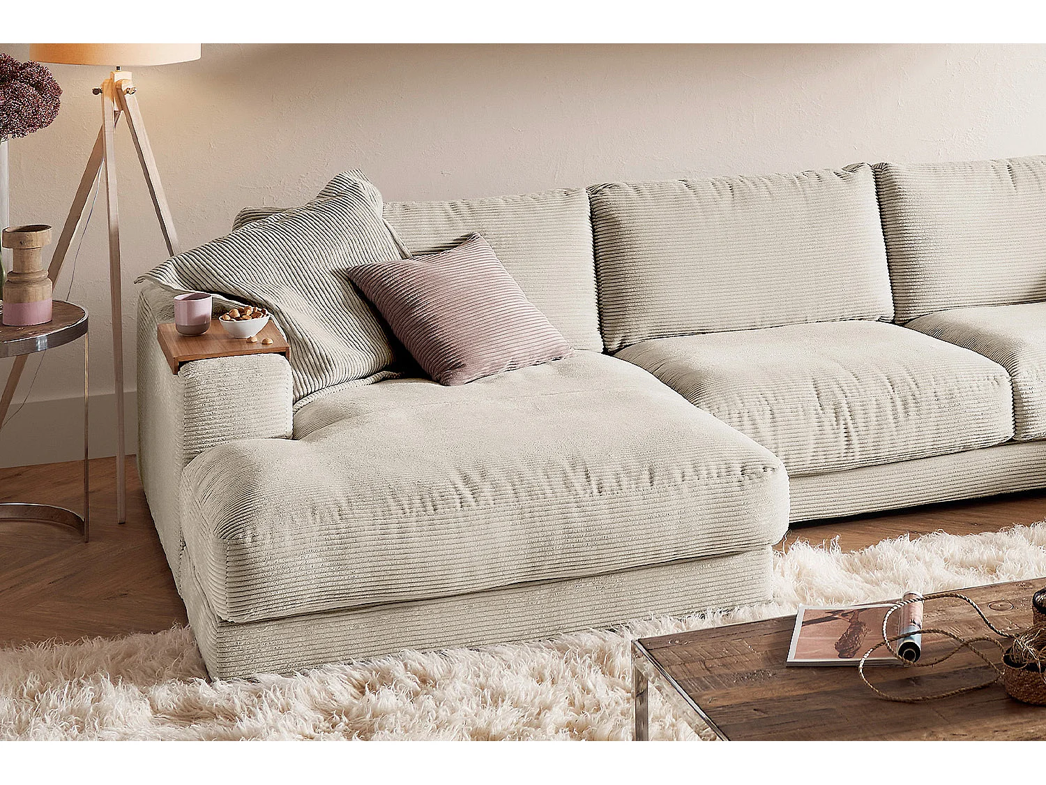 Levend - Crème wit Koord - MADELINE