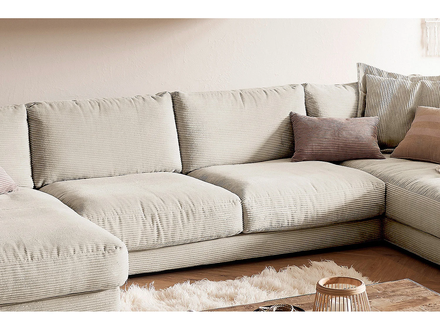 Levend - Crème wit Koord - MADELINE