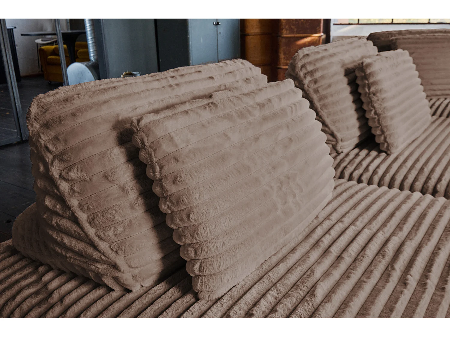 Modulsofa - Taupe Cord - WIOLO SOFT