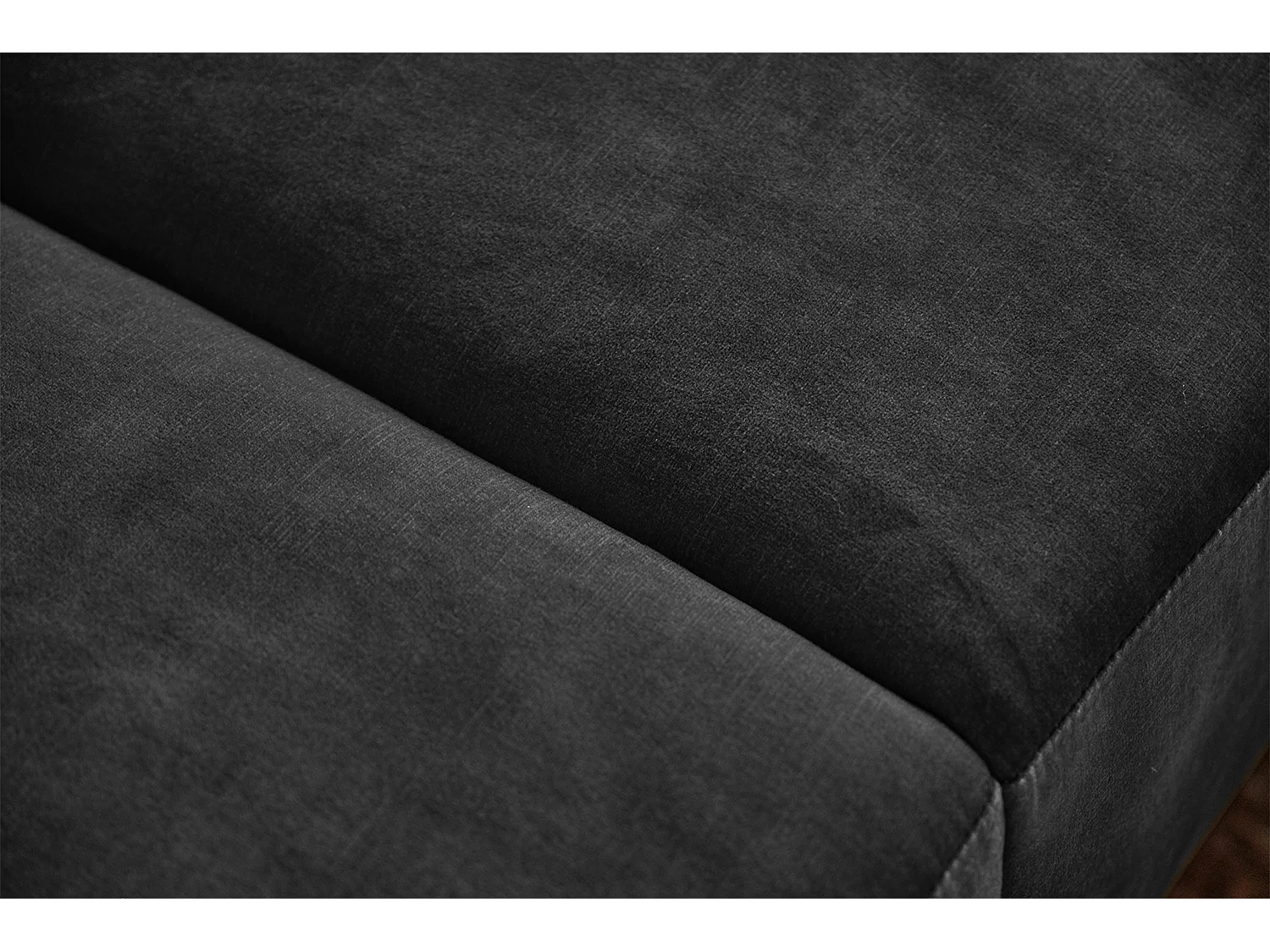 Sofá Chesterfield - Gris terciopelo - NILO