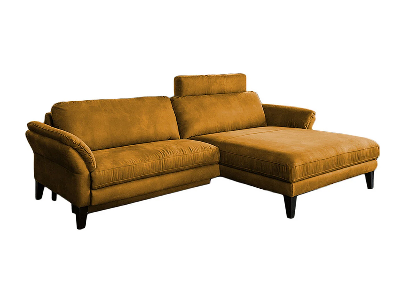 Ecksofa - Gold Webstoff - MALTA