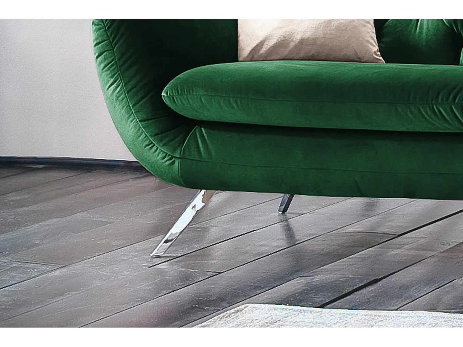 Sofa - Smaragdgrün Velvet - JACK