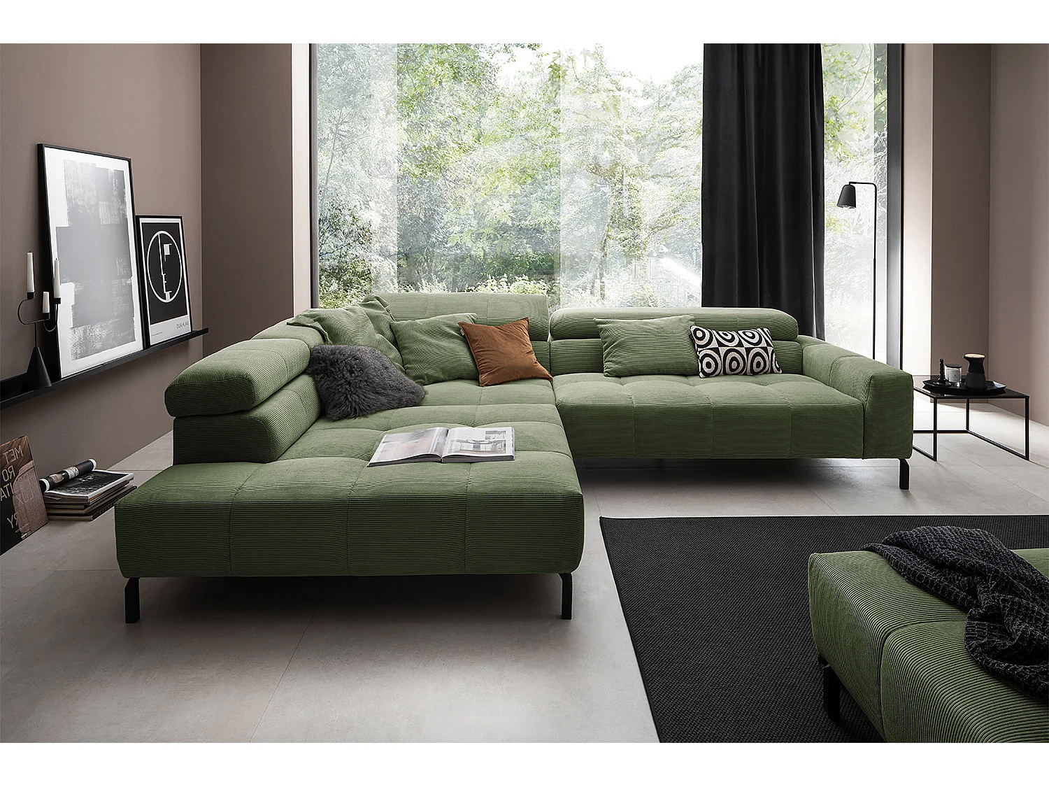 Sofá - Verde Pana - OHIO