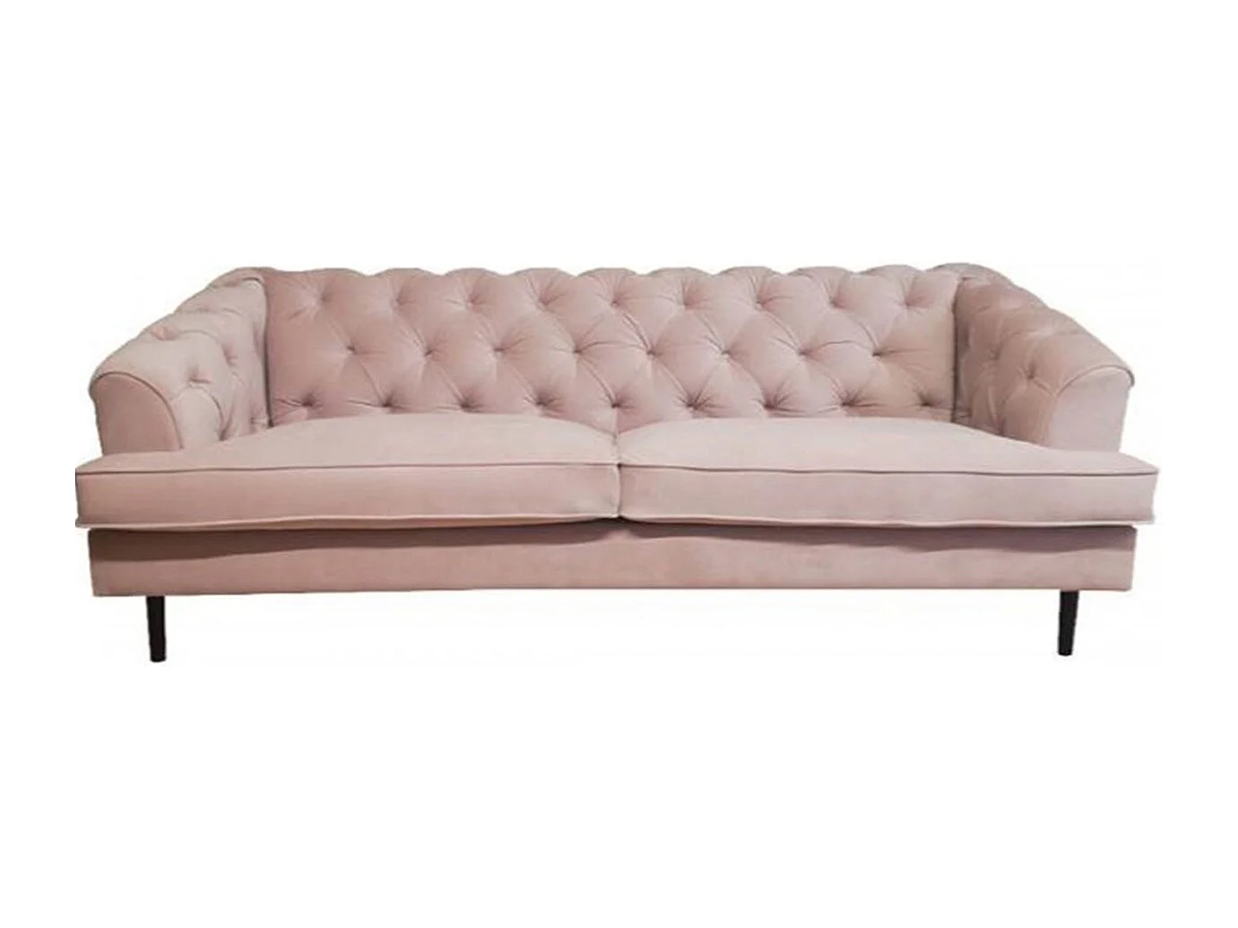 Canapé - Rose tissu tissé - MIRA