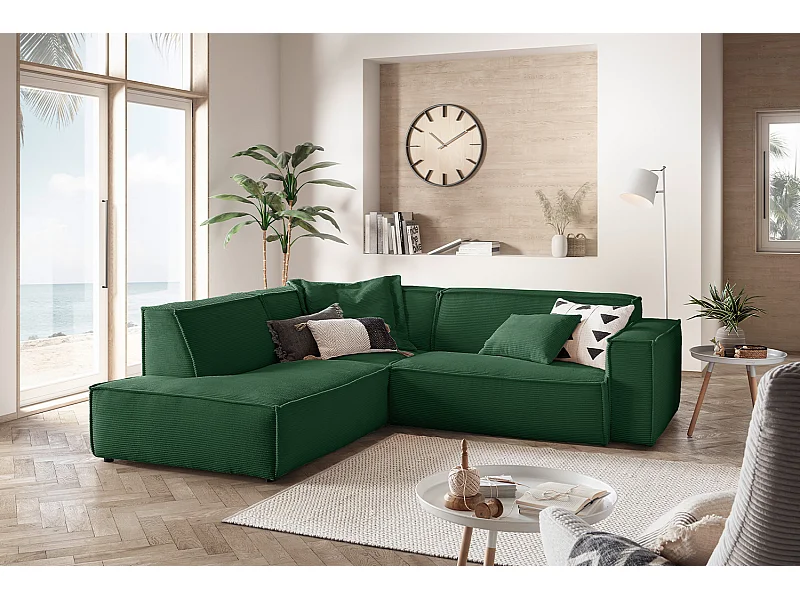 Sofá - verde esmeralda Pana - SAMU