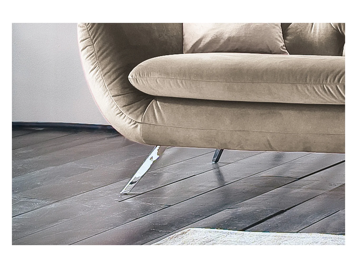 Sofa - Braun Velvet - CHARME