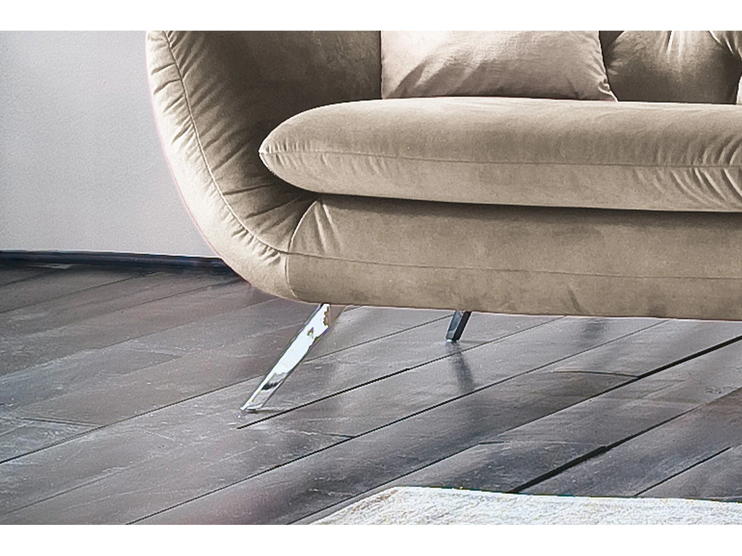 Sofa - Braun Velvet - CHARME