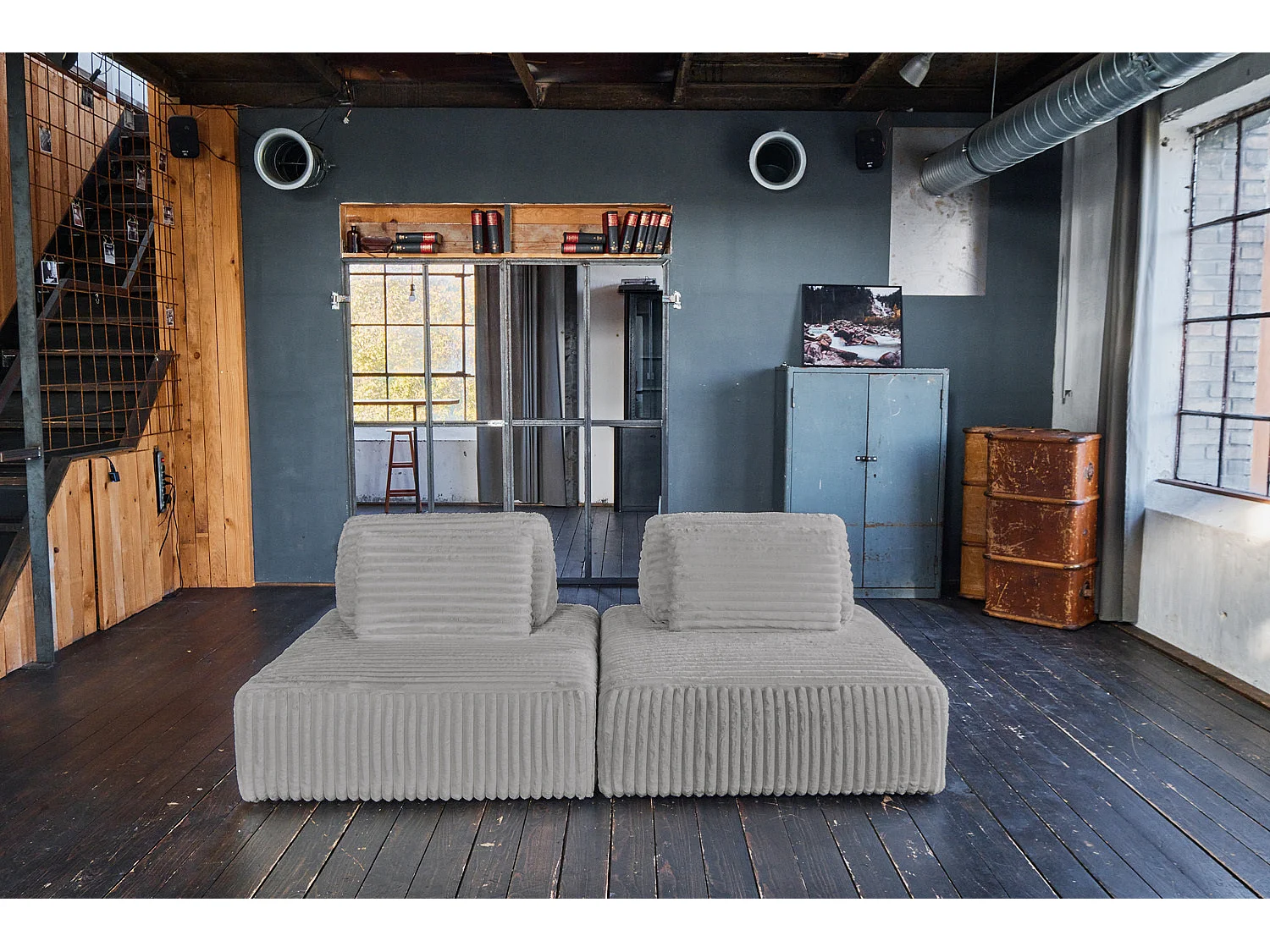 Modulaire - Grijs Koord - WIOLO SOFT