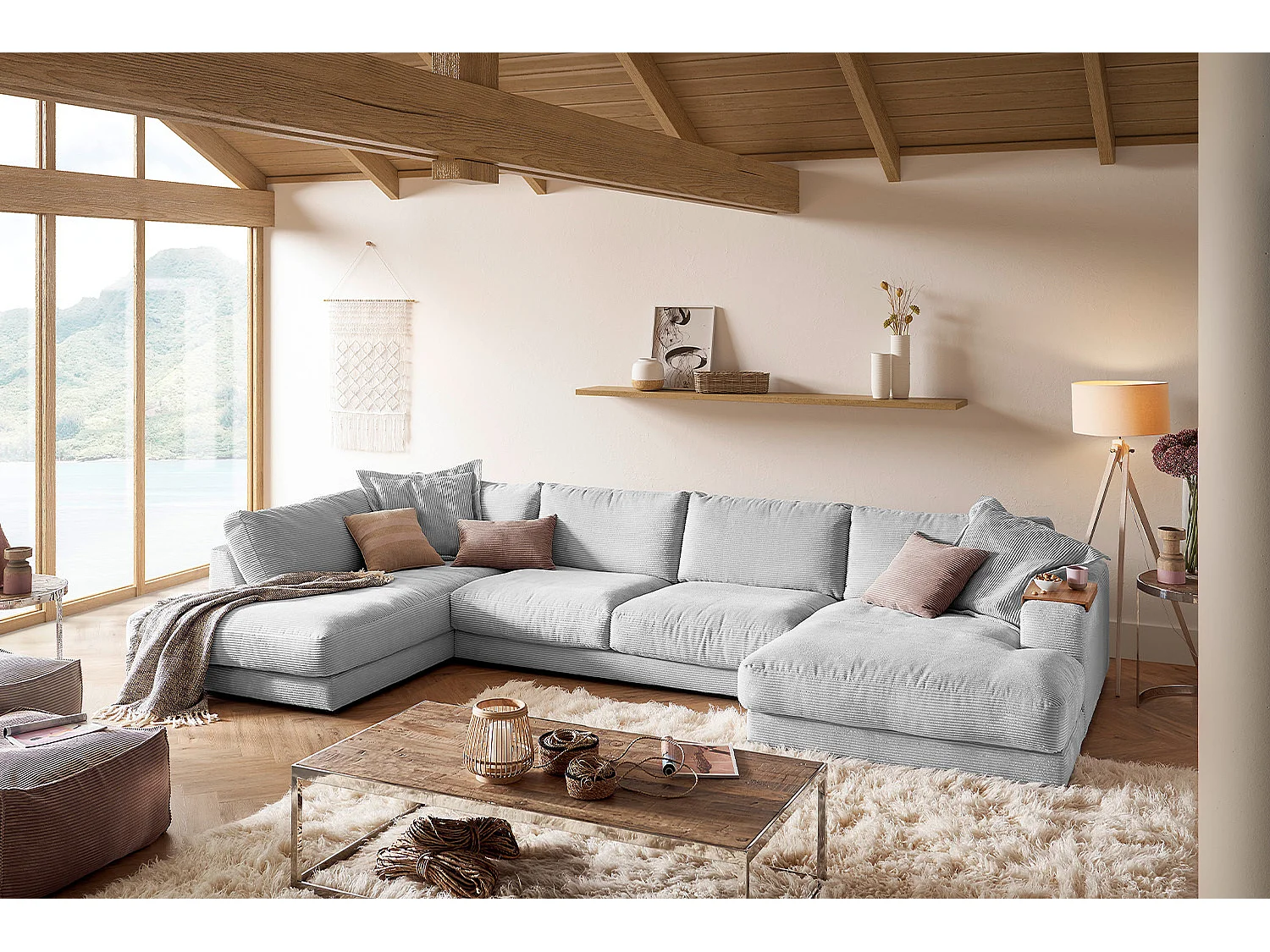 Levend - Lichtgrijs Koord - MADELINE