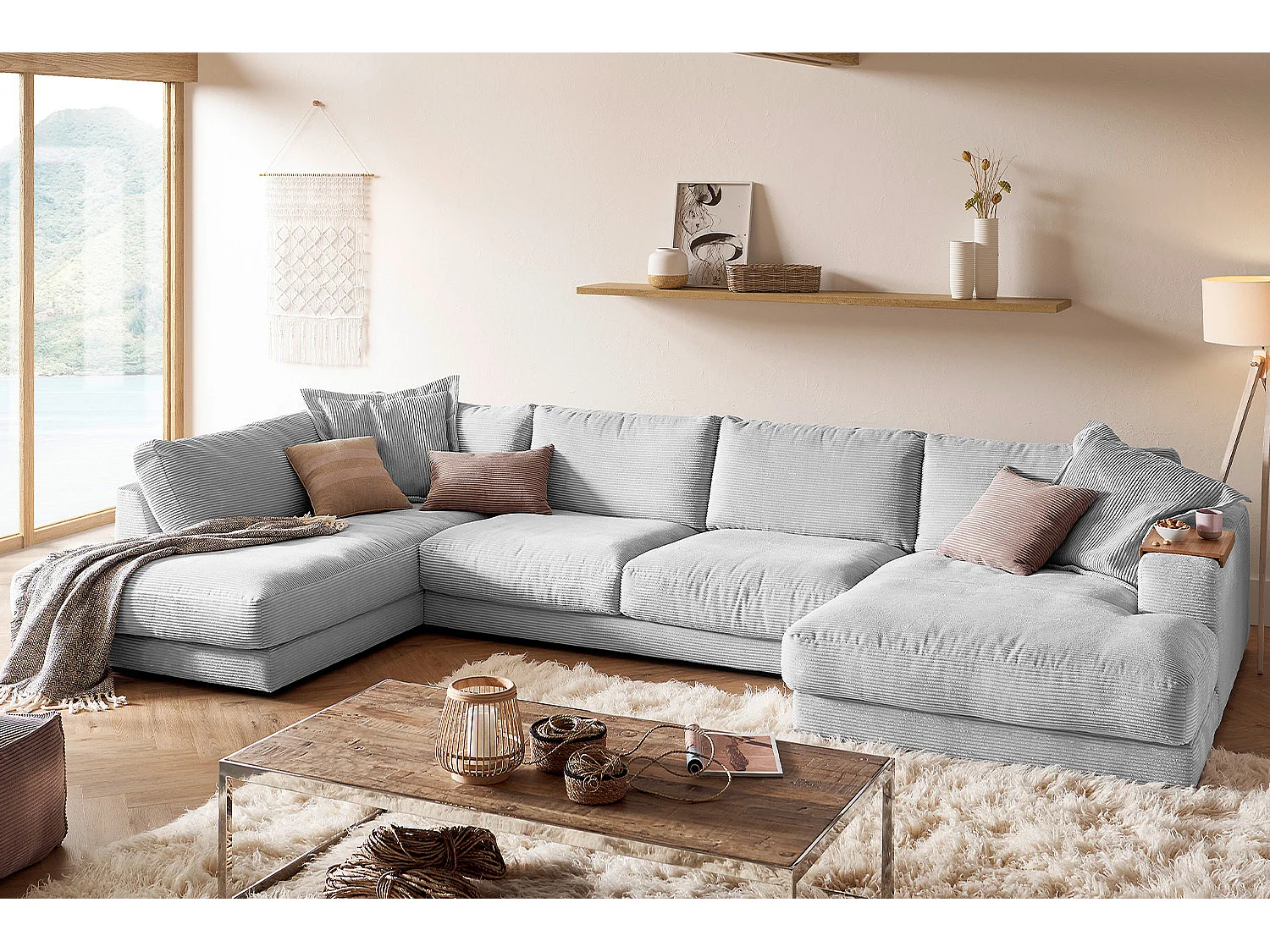 Levend - Lichtgrijs Koord - MADELINE