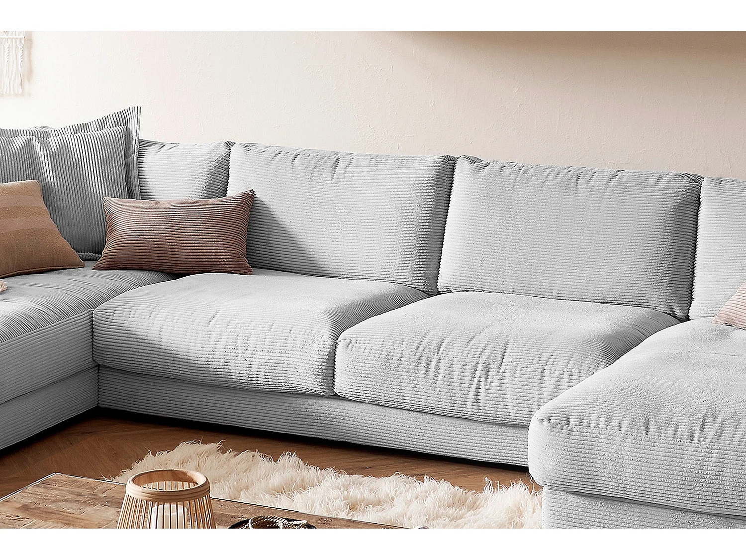 Levend - Lichtgrijs Koord - MADELINE