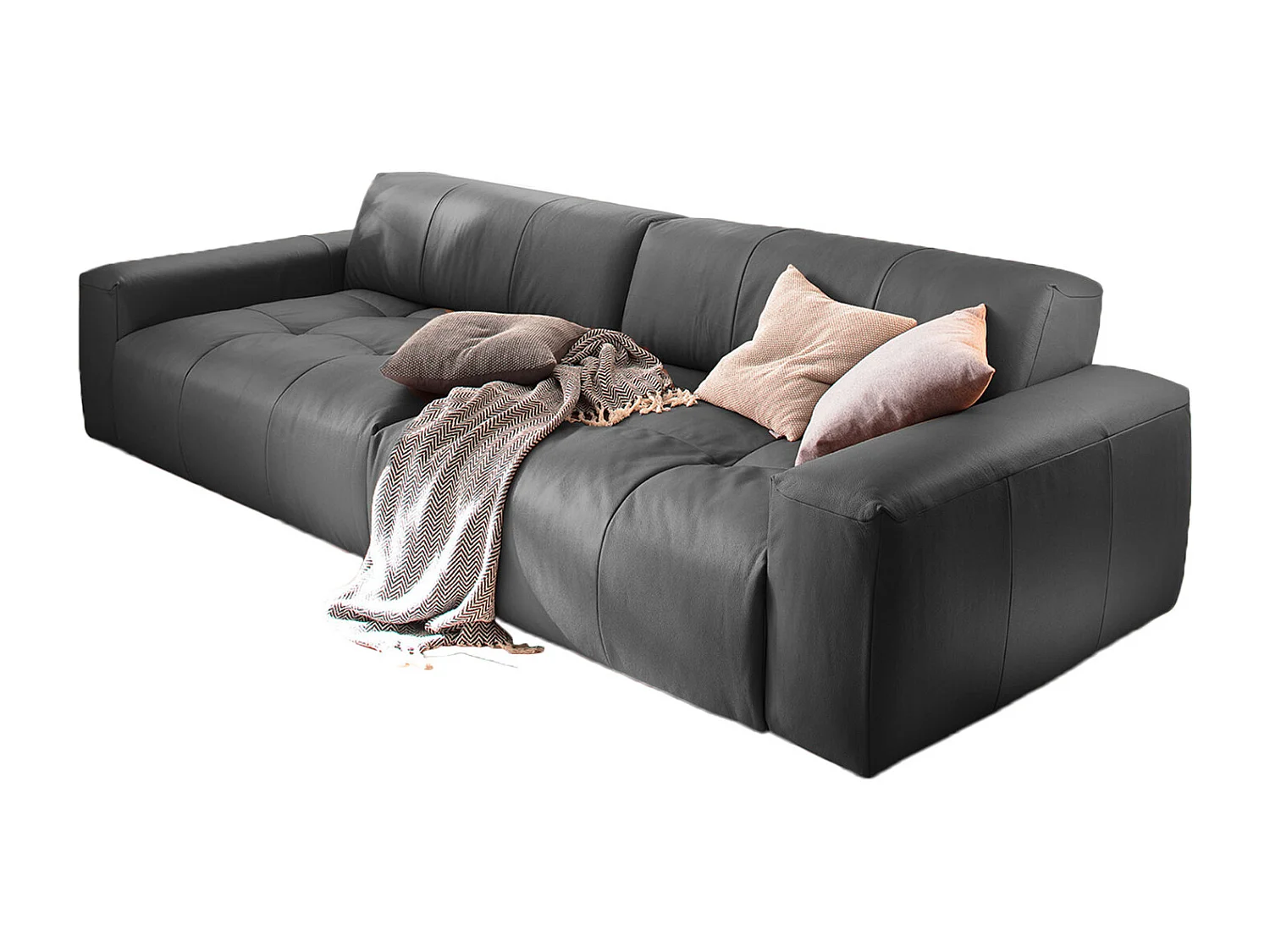 Sofá - Negro piel - PALACE