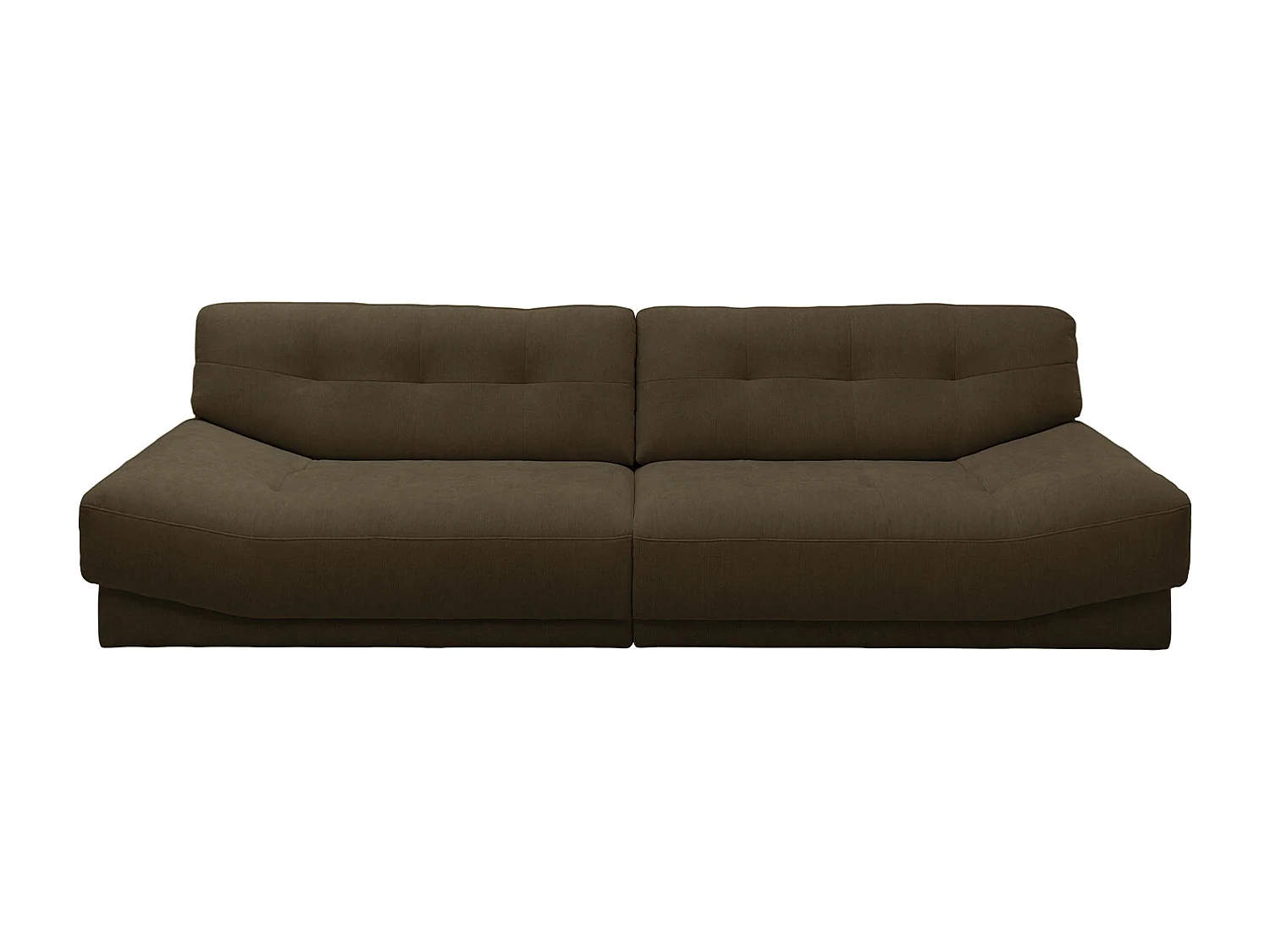 MOZZA - Donkerbruin Geweven stof - MOZZA