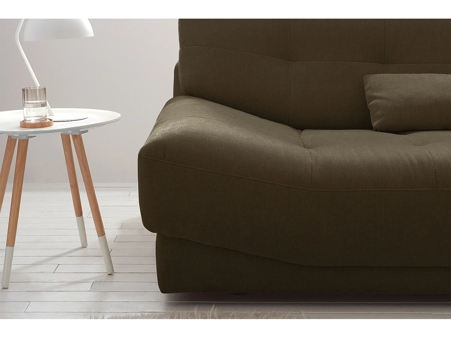 MOZZA - Donkerbruin Geweven stof - MOZZA