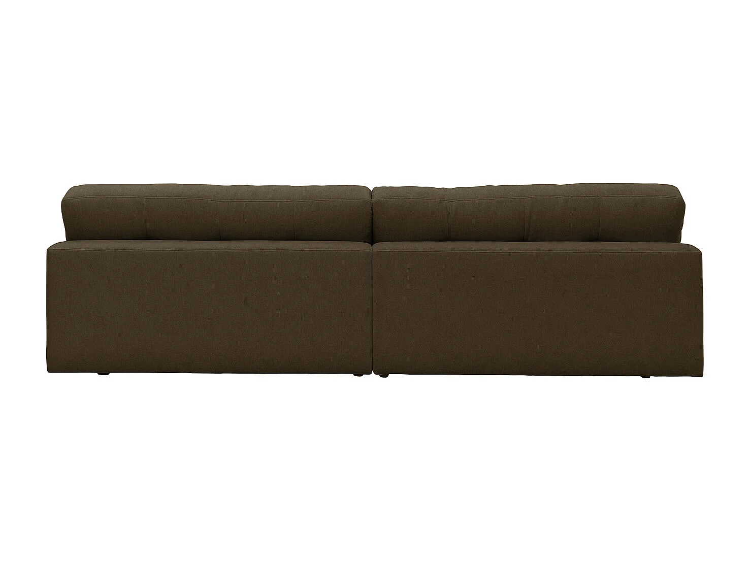 MOZZA - Donkerbruin Geweven stof - MOZZA