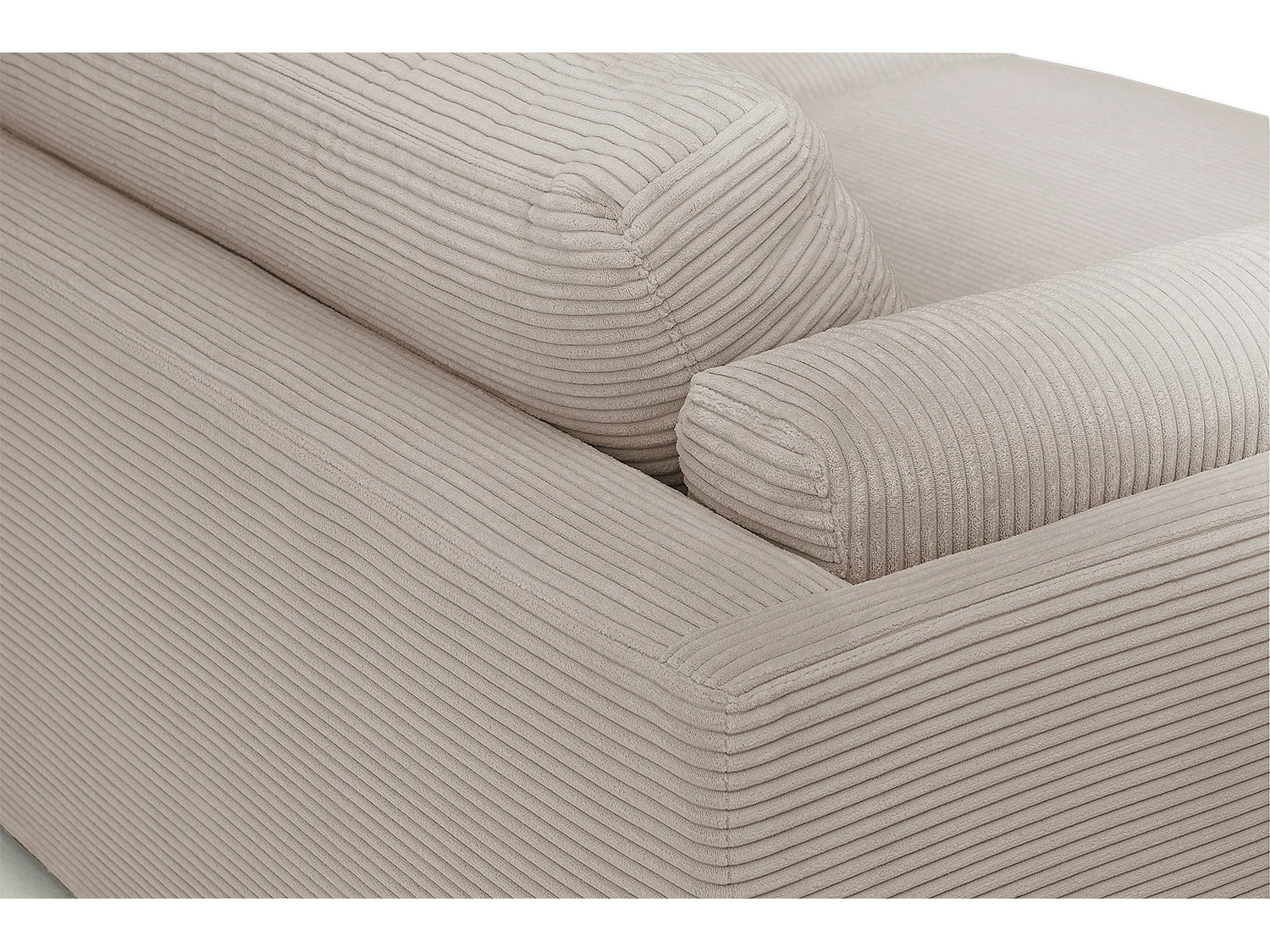 Grote bank - Taupe Koord - RAINA