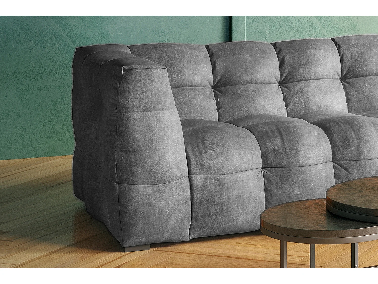 RIO - Lichtgrijs Fluweel - ROSARIO